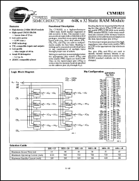 Click here to download CYM1831PM20C Datasheet