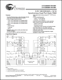 Click here to download CY7C09289V Datasheet