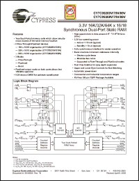 Click here to download CY7C09379V Datasheet