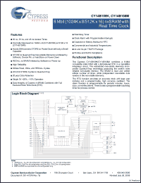 Click here to download CY14B108M-ZSP20XIT Datasheet