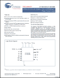 Click here to download CY14E104M-ZSP20XCT Datasheet