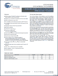 Click here to download CY7C1473BV33-133BZXI Datasheet