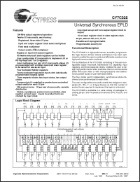 Click here to download CY7C335-83WMB Datasheet