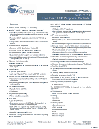 Click here to download CY7C63310-PXC Datasheet