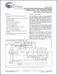 Click here to download CY7C1378C-250AXC Datasheet