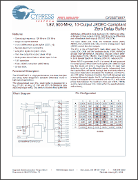 Click here to download CY2SSTU877BVXC-32 Datasheet