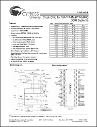 Click here to download CY28341OC-2 Datasheet