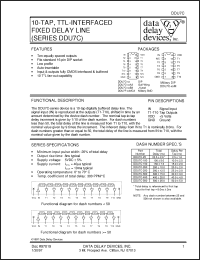 Click here to download DDU7C-500M Datasheet