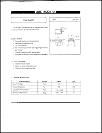 Click here to download DBL5001 Datasheet