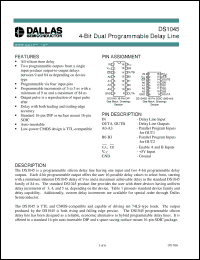 Click here to download DS1045S-4/T&R Datasheet