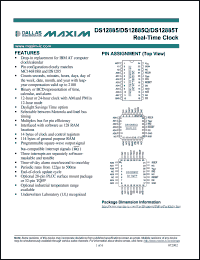 Click here to download DS12885Q/T&R Datasheet