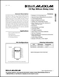 Click here to download DS1110-100 Datasheet