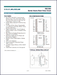 Click here to download DS1305EN+T Datasheet