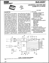 Click here to download BUS65201-883B Datasheet