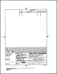 Click here to download 5962-8752701YX Datasheet