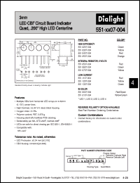 Click here to download 551-3007-004 Datasheet