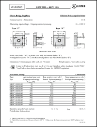 Click here to download KBPC1012F/W Datasheet