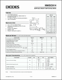 Click here to download MMBD914 Datasheet