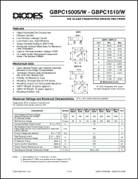 Click here to download GBPC1502/W Datasheet