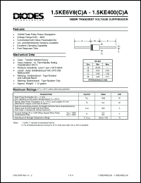 Click here to download 1.5KE170CA Datasheet