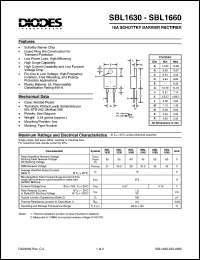 Click here to download SBL1635 Datasheet