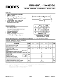 Click here to download 1N4937G Datasheet