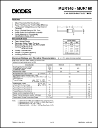 Click here to download MUR160 Datasheet