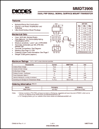 Click here to download MMDT3906 Datasheet