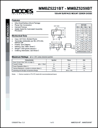 Click here to download MMBZ5225BT Datasheet