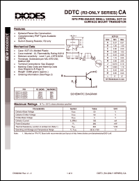 Click here to download DDTC144GCA Datasheet