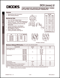 Click here to download DCX144EU Datasheet