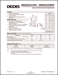 Click here to download MMBZ5258BW Datasheet
