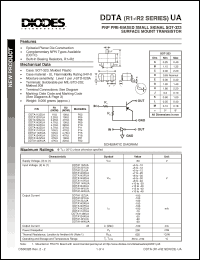 Click here to download DDTA143XUA-7 Datasheet