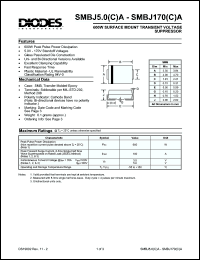 Click here to download SMBJ110CA Datasheet