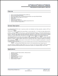 Click here to download APX825A-26W5G-7 Datasheet