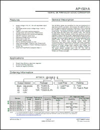 Click here to download AP1501A-12T5G-U Datasheet