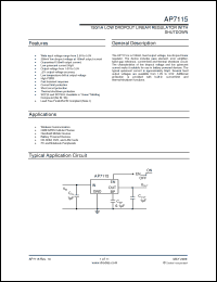 Click here to download AP7115-15WG-7 Datasheet