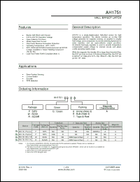 Click here to download AH1751 Datasheet