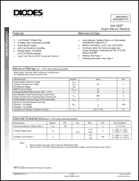 Click here to download SBR4060CTFP Datasheet