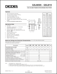 Click here to download GBJ802-F Datasheet