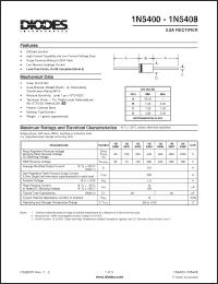 Click here to download 1N5406-T Datasheet