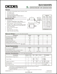 Click here to download BAV3004WS-7 Datasheet