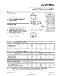 Click here to download MMDT2227M Datasheet