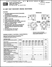 Click here to download FDB2508PW Datasheet