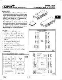 Click here to download DPS92256G85C Datasheet