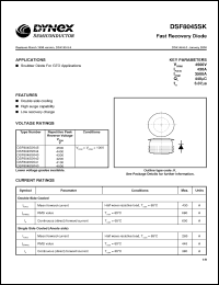 Click here to download DSF8045SK43 Datasheet