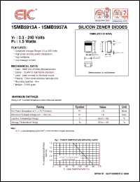 Click here to download 1SMB5920A Datasheet