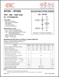 Click here to download BY255 Datasheet