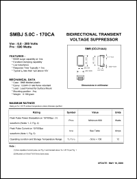 Click here to download SMBJ150CA Datasheet