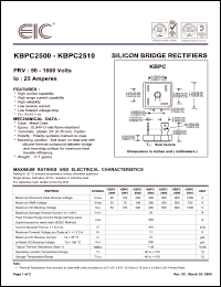 Click here to download KBPC2500 Datasheet